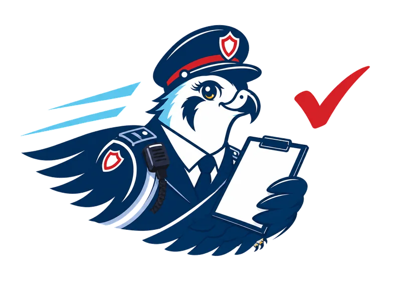 登録内容を確認する、はやぶさのキャラクター