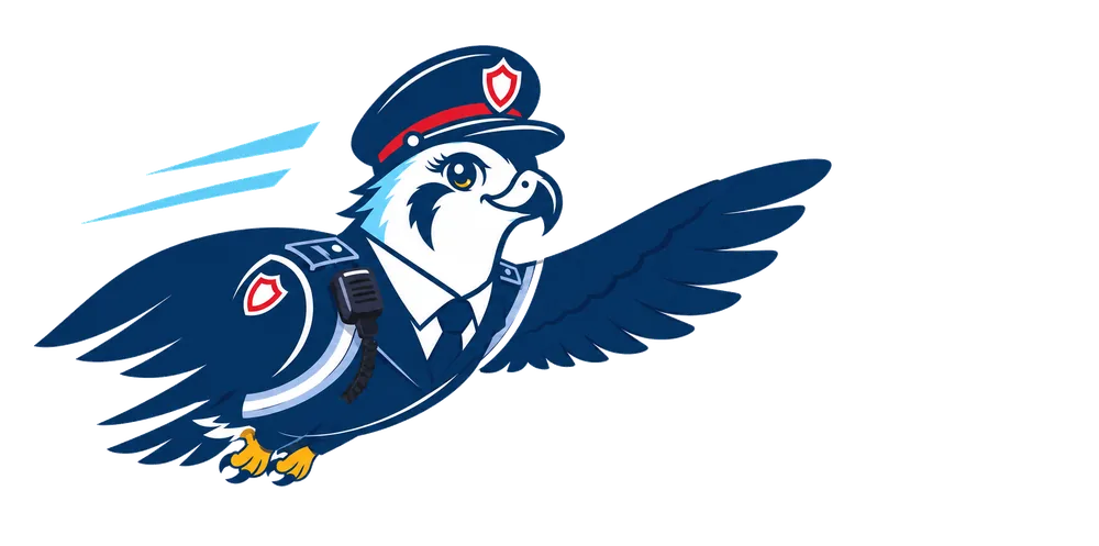 大きく飛び立つ、はやぶさのキャラクター